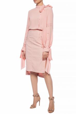 Asymmetrical shirt with tie fastening, zdjęcie 2 Asymmetrical shirt with tie fastening od N21